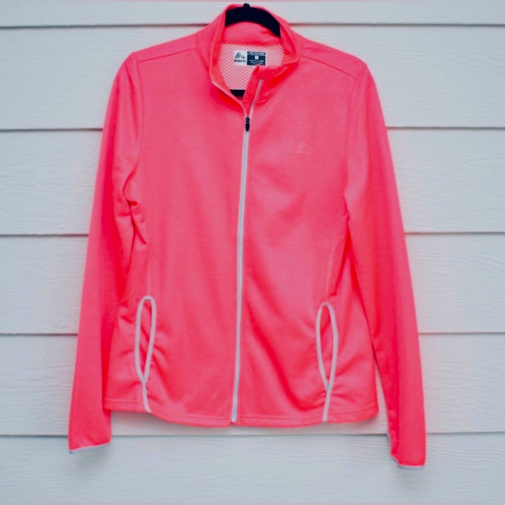 RBX Zip Up Athletic Jacket In Neon Pink